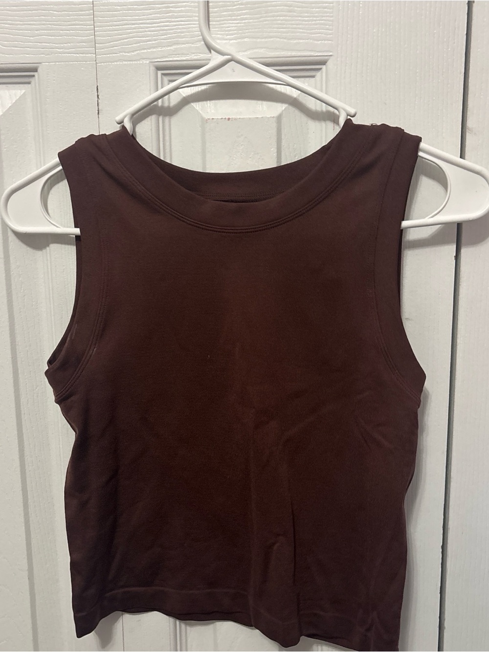 Classic Sleeveless Tank Top in Brown